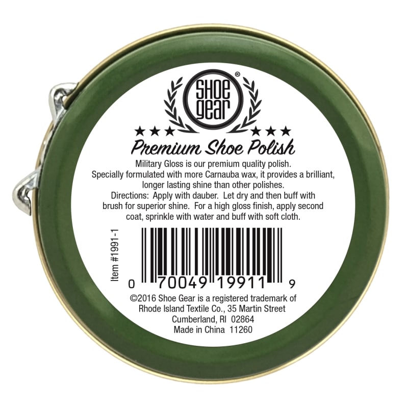 Shoe gear shoe polish clearance
